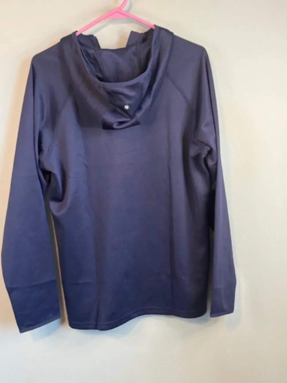 NWT Ben Sherman Sport Golf 1/4 Zip Hooded Pullover Blue Medium